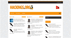 Desktop Screenshot of hackings.org